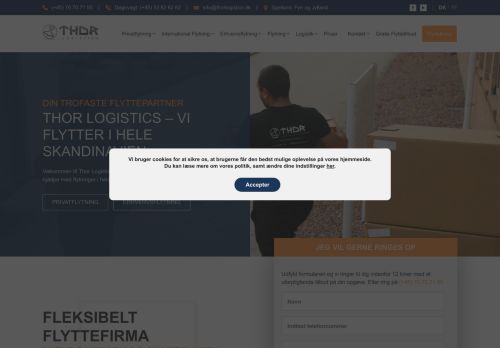 Screenshot af Thor Logistics
