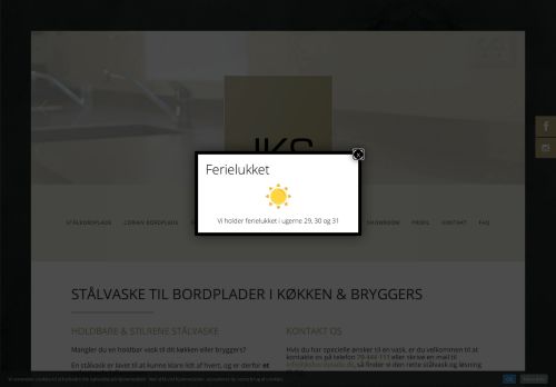 Screenshot af Håndsvejset stålvask