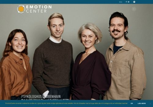 Screenshot af Emotion Center - psykologer i Kbh. og Aarhus