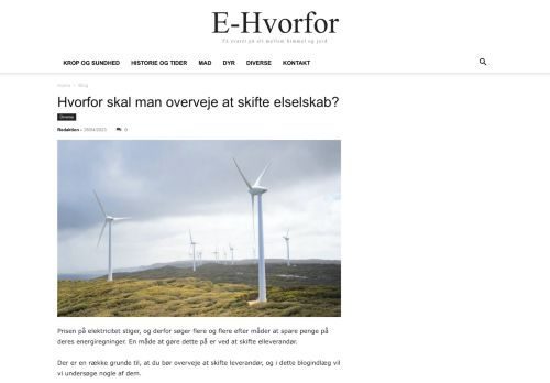 Screenshot af e-hvorfor.dk