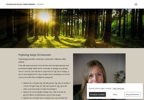 Screenshot af Terapi i Odense ved Katja Christensen