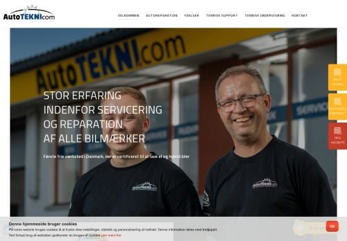 Screenshot af Autoteknicom ApS