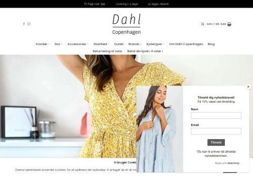 Screenshot af DahlCopenhagen