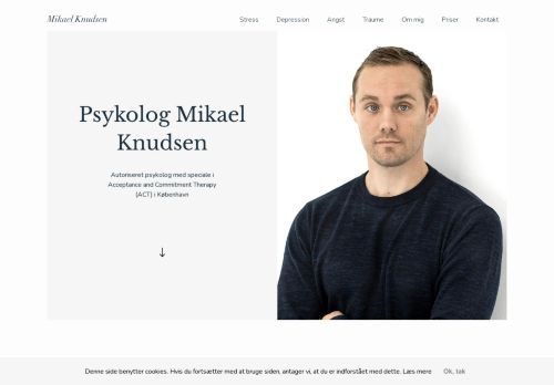 Screenshot af Mikael Knudsen - ACT psykolog