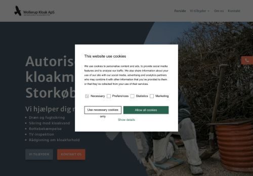 Screenshot af Wollerup Kloak