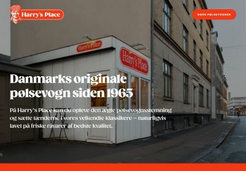 Screenshot af Harry's Place - Danmarks bedste pølsevogn