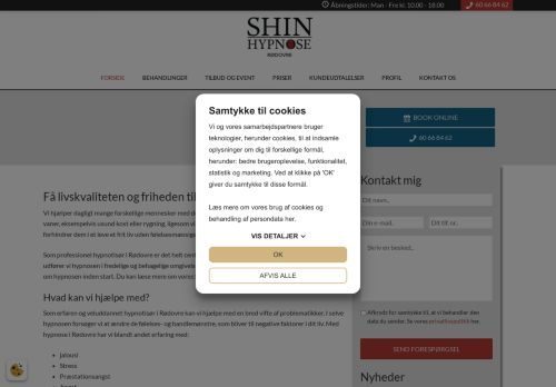 Screenshot af Shin Hypnose Rødovre