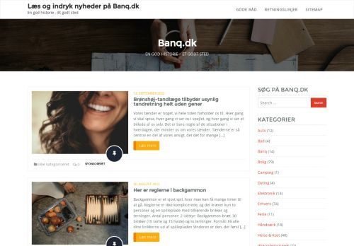Screenshot af SEO Bureau