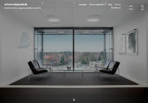 Screenshot af Erhvervslejemål.dk