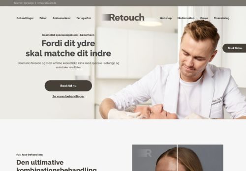 Screenshot af Retouch Clinic