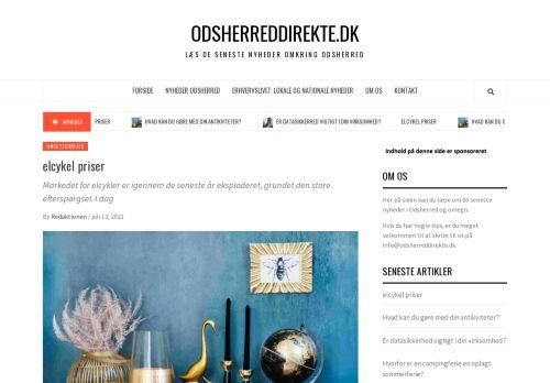 Screenshot af Odsherreddirekte.dk
