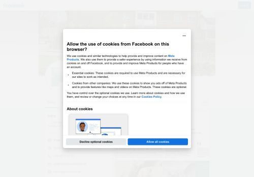 Screenshot af Holmegaardshusets Facebook-profil