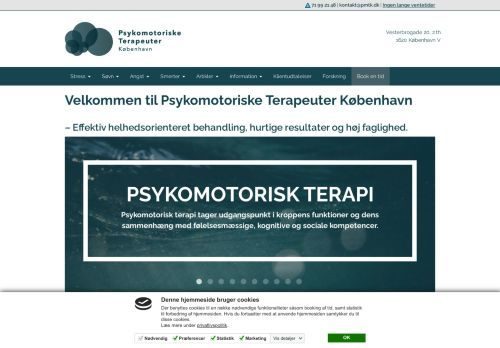 Screenshot af Psykomotoriske Terapeuter København
