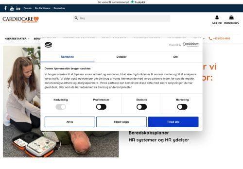 Screenshot af cardiocare - Førstehjælp og hjertestartere