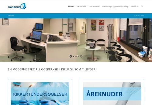 Screenshot af dan-kirurg.dk
