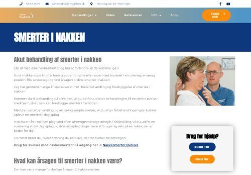 Screenshot af Smerter i nakken