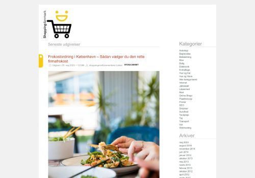 Screenshot af Shopping Danmark