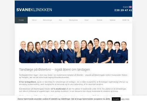 Screenshot af Svaneklinikken