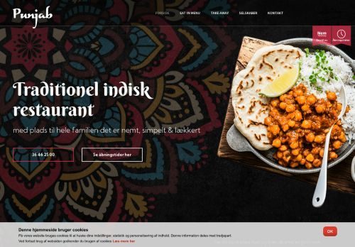 Screenshot af Punjab Indisk Restaurant