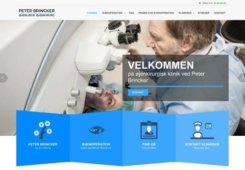 Screenshot af Peter Brincker - Øjenkirurg