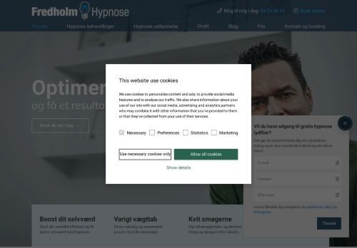 Screenshot af Fredholm-hypnose