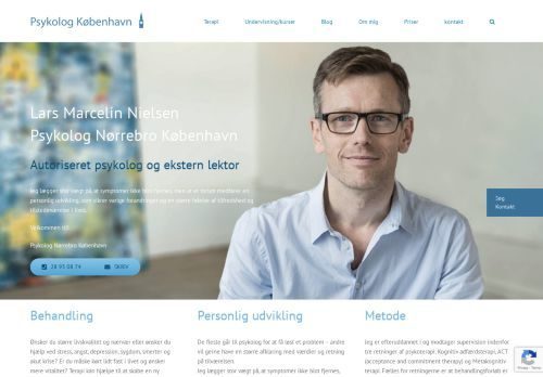 Screenshot af Psykolog Lars Marcelin Nielsen