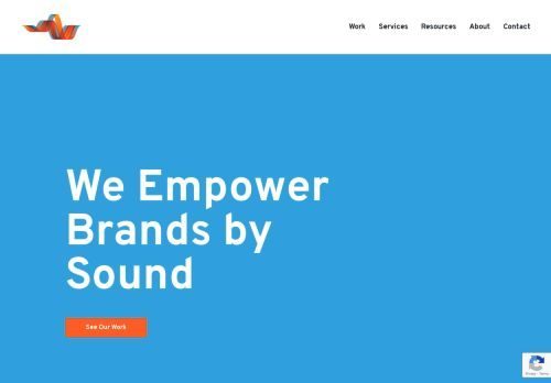 Screenshot af Sound design agency - Sonic minds