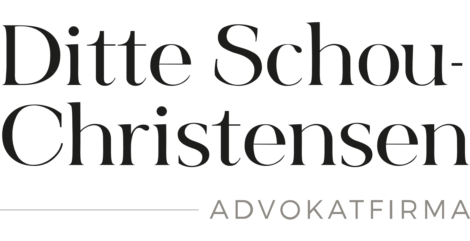 Logo: Advokatfirmaet Ditte Schou-Christensen ApS