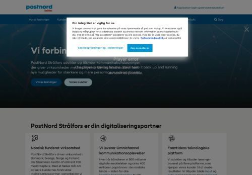 Screenshot af Postnord Strålfors
