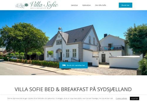 Screenshot af VILLA SOFIE BED &amp; BREAKFAST PÅ SYDSJÆLLAND
