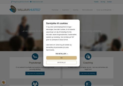 Screenshot af Psykoterapeut William Husted