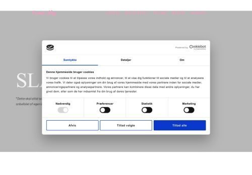 Screenshot af Frisør-blog