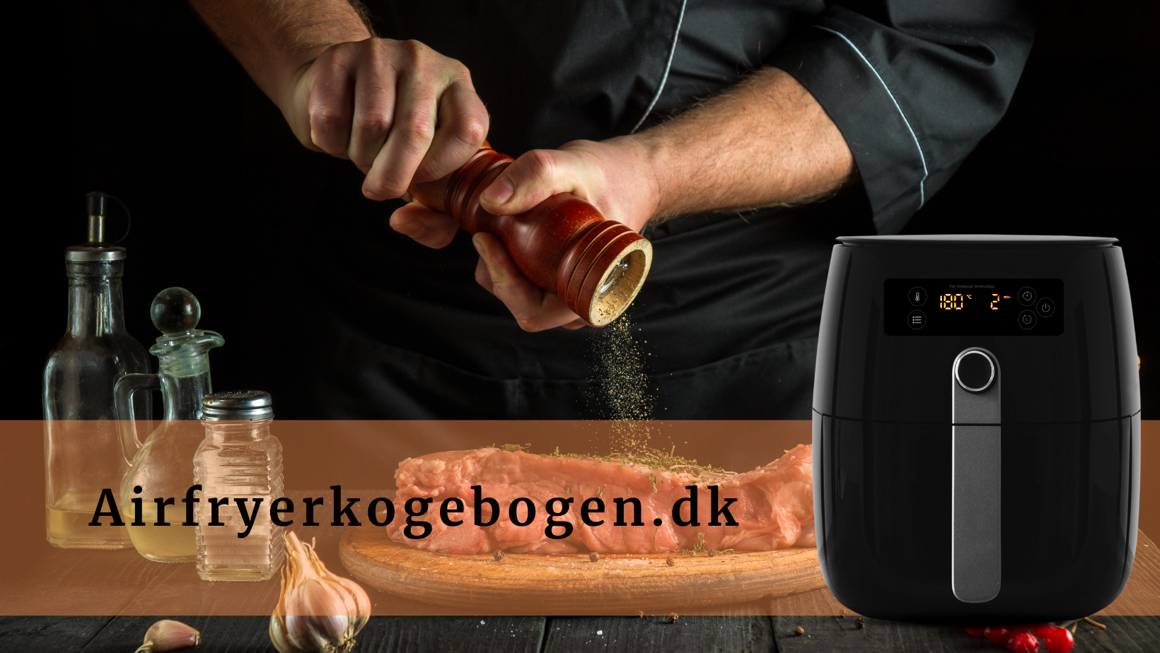 Screenshot af Airfryerkogebogen